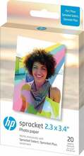 Fotopaber HP Sprocket Plus Zink, 5.8 x 8.6 cm, 20 lehte, HPIZL2X320