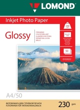Fotopaber Lomond Photo Inkjet Paper, A4, läikiv, 230 g/m, 50 lehte