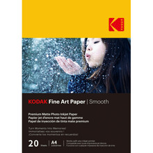 Fotopaber KODAK Fine Art, A4, 230 g/m, matt, 20 lehte