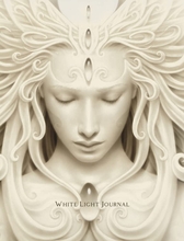 Märkmik Blue Angel White Light, valge