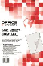 Konverentsi märkmik Office Products, 65 x 100 cm, 20 lehte, ruuduline