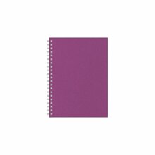 Kalender-märkmik Timer Kancleris, spiraalköide, 140 x 184 mm, 224 lehte, roosa