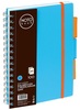 Märkmik Grand NOTEBOOK A5, 100 lehte, ruuduline, 80 g/m, sinine, spiraalköide