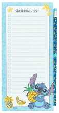 Magnetiline märkmik Disney Stitch Tropical, 10 x 21 cm, pliiatsiga
