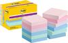 Märkmepaberid Post-it Super Sticky Soulful 3M, 47.6 x 47.6 mm, 12 tk, 90 lehte