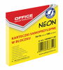 Isekleepuvad märkmepaberid OFFICE PRODUCTS, 76 x 76 mm, neoonkollane, 100 tk
