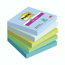 Märkmepaberid Post-it Super Sticky, 76 mm x 76 mm, 5 tk, sinakas