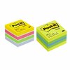 Märkmekuup Post-it Mini Ultra, 51 x 51 mm, 400 lehte, erinevad värvid