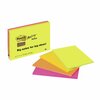 Kleepuvad märkmepaberid Post-it Super sticky, 149 x 98.4 mm, erinevad värvid, 4 tk/pk