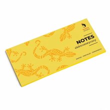 Magnetilised märkmepaberid PANTA PLAST, 16 x 7.7 cm, kollane, 100 tk