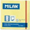 Kleepmärkmepaberid Milan 85401, 76 x 76 mm, kollane, 100 lehte