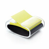 Märkmepaberi hoidik 3M Post-it Z-Notes PRO, 76 x 76 mm, must/läbipaistev