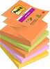 Märkmepaberid Post-it 7100258789, 76 x 76 mm, roheline, oranž, roosa, kollane, 5 tk x 90 lehte