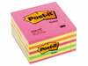 Kleeppaberid 3M Post-it, 76 x 76 mm, 450 lehte, neoonroosa värvikombinatsioon
