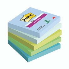 Kleepuvad märkmepaberid Post-it Super Sticky, 76 mm x 76 mm, 5 tk, sinine