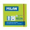 Kleepmärkmepaber Milan B11-0584, 76 x 76 mm, neoonroheline, 100 lehte