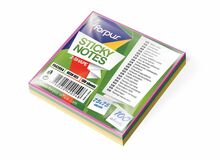 Märkmepaber Forpus Z-Notes, 75 x 75 mm, neoon, 100 lehte