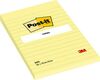 Märkmepaber Post-it, 102 x 152 mm, kollane, 100 lehte