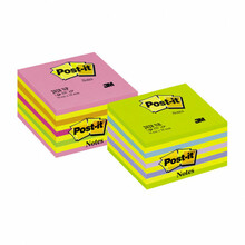 Kleeppaberite kuubik 3M Post-it, 76 x 76 mm, 450 lehte, sinine/roheline