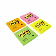 Märkmepaber Post-it 76 x 76 mm, 100 lehte, kollane