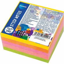 Märkmepaber Centrum 80099, 51 x 51 mm, 250 tk, neoonvärvid