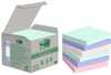 Märkmepaberid Post-it Recycling Assorted 76 x 76 mm, 6 pk, 100 lehte