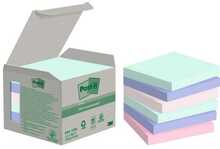 Märkmepaberid Post-it Recycling Assorted 76 x 76 mm, 6 pk, 100 lehte
