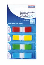 Kleepuvad indeksid Donau 11D7557, 45 x 12 mm, 4 x 35 tk, karbis