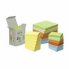 Märkmepaberid Post-it Recycled, 38 x 51 mm, kollane, 6 tk
