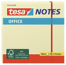 Kleepmärkmepaber TESA Office Notes, 75 x 75 mm, 100 lehte