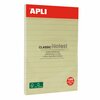Kleepmärkmepaber Apli Classic, 100 x 150 mm, kollane, 100 lehte