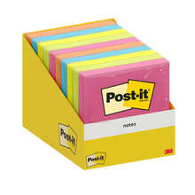 Märkmepaberid Post-it 76 x 76 mm, 100 lehte, erinevad värvid