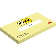 Kleeplapid Post-it Z-Notes, 76 x 127 mm, kollane, 100 lehte