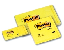 Kleeppaberid Post-it, 51 x 76 mm, kollane, 12 tk