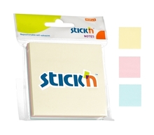 Kleepuvad märkmepaberid Stick´N 21092, 76 x 76 mm, 3x50 lehte, pastellvärvid