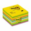Kleepsumärkmepaber Post-it Ultra kuubik, 76 x 76 mm, 450 lehte, erinevad värvid
