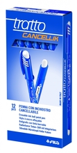 Kustutatav pastapliiats Fila Tratto Cancel 0.4 mm, sinine