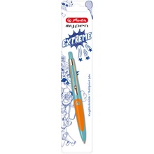 Pastapliiats Herlitz my.pen, türkiis-oranž
