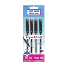 Geelpliiatsid Paper Mate Jiffy, must, 4 tk, 0.5 mm