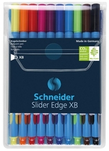 Pastapliiatsite komplekt Schneider Slider Edge XB, 10 värvi