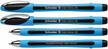 Pastapliiats Schneider Slider Memo XB, must, 1.4 mm