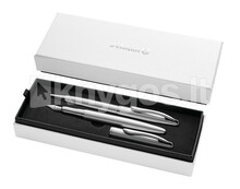 Kuulipliiatsi ja täitesulepea komplekt Pelikan Jazz Noble Elegance, hõbe