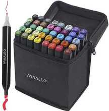 Kahepoolsed markerid MAALEO 24102, 40 tk