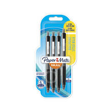 Pastapliiatsid Paper Mate InkJoy 300RT must 4 tk - 1956565
