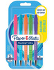 Kuulipliiatsid Paper Mate Flexgrip Bright, must, 5 tk - 2171853