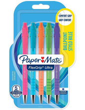 Pastapliiatsid Paper Mate Flexgrip Bright, sinine, 5 tk - 2171855