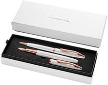 Komplekt Pelikan Jazz Noble Elegance, täitesulepea ja pastapliiats, valge