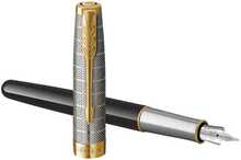 Täitesulepea Parker Sonnet Premium Metal & Black GT, 2119784, must