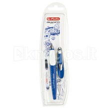 Täitesulepea M + kapsel my.pen, sinine-valge