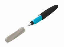 Täitesulepea Pelikan Twist P457M, must-sinine-hall